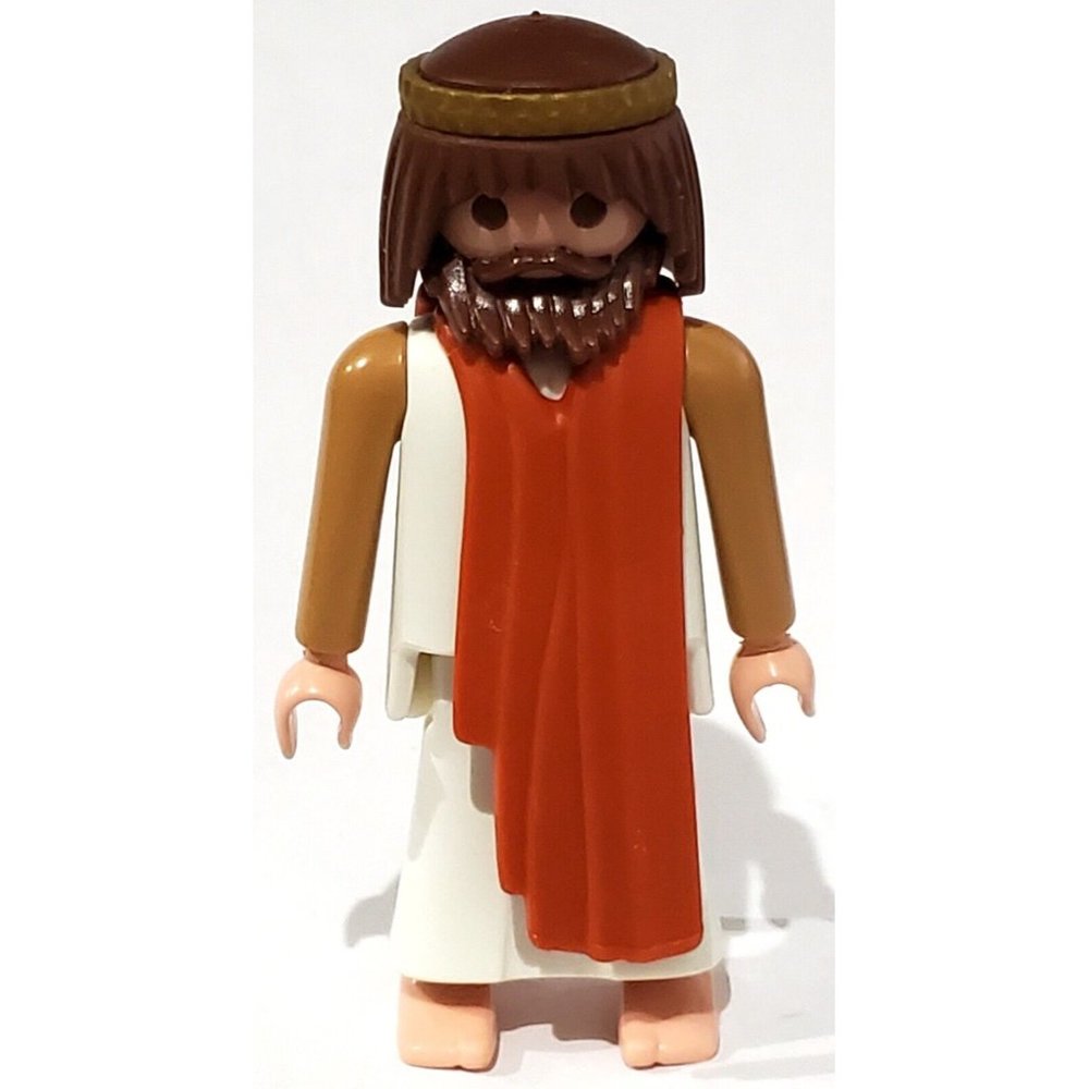 Playmobil REPLACEMENT Part JOSEPH mini figure from Christmas Nativity #5719 2002